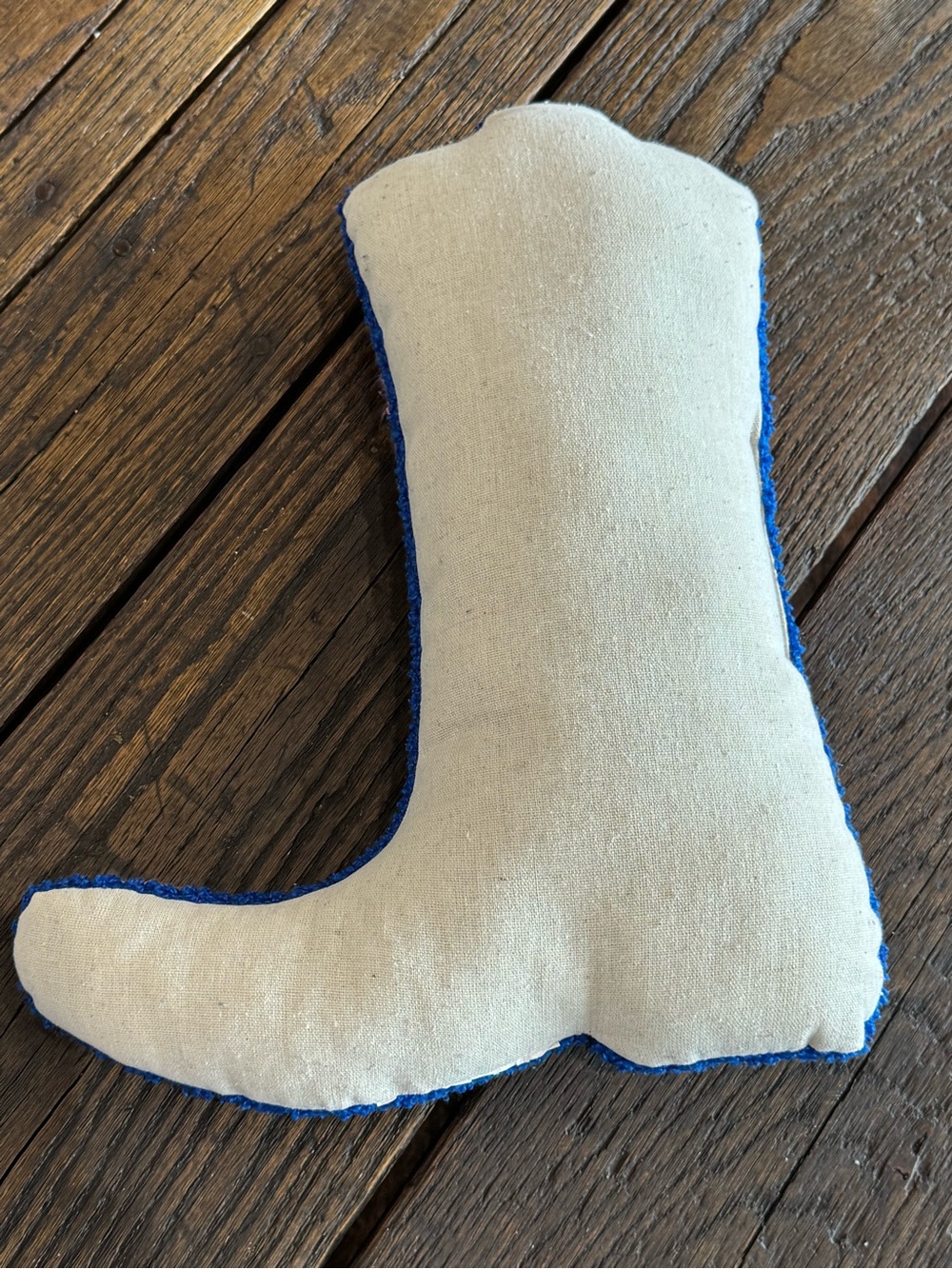 Cowboy Cowgirl Boot 13” Decorative Throw Pillow - Pink & Blue - Picture 3 of 4